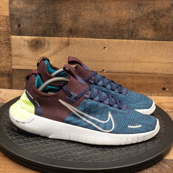 NIKE FREE RUN FK NEXT NATURE MENS ATHLETIC SHOES RUNNING GYM BLUE PURPLE SZ 10.5 - Picture 9 of 9